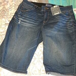 Democracy Deep Blue Denim Shorts